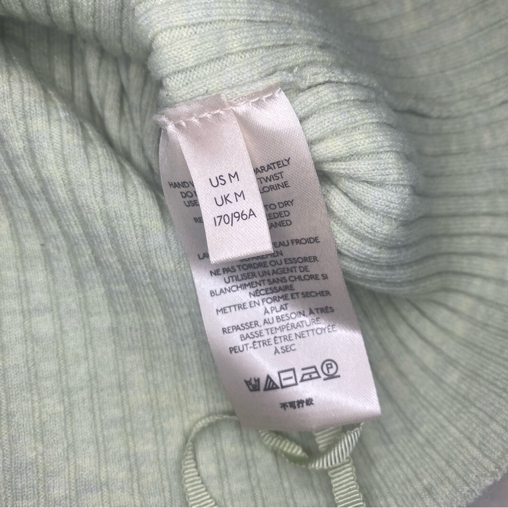 NWT Maeve By Anthropologie 2pc Set Flouncy Dress & Pullover Sweater Mint Green M - Picture 7 of 15